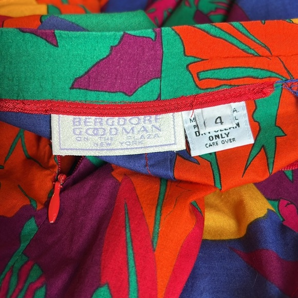 Bergdorf Goodman Super rare vintage safari print skirt - Picture 5 of 7